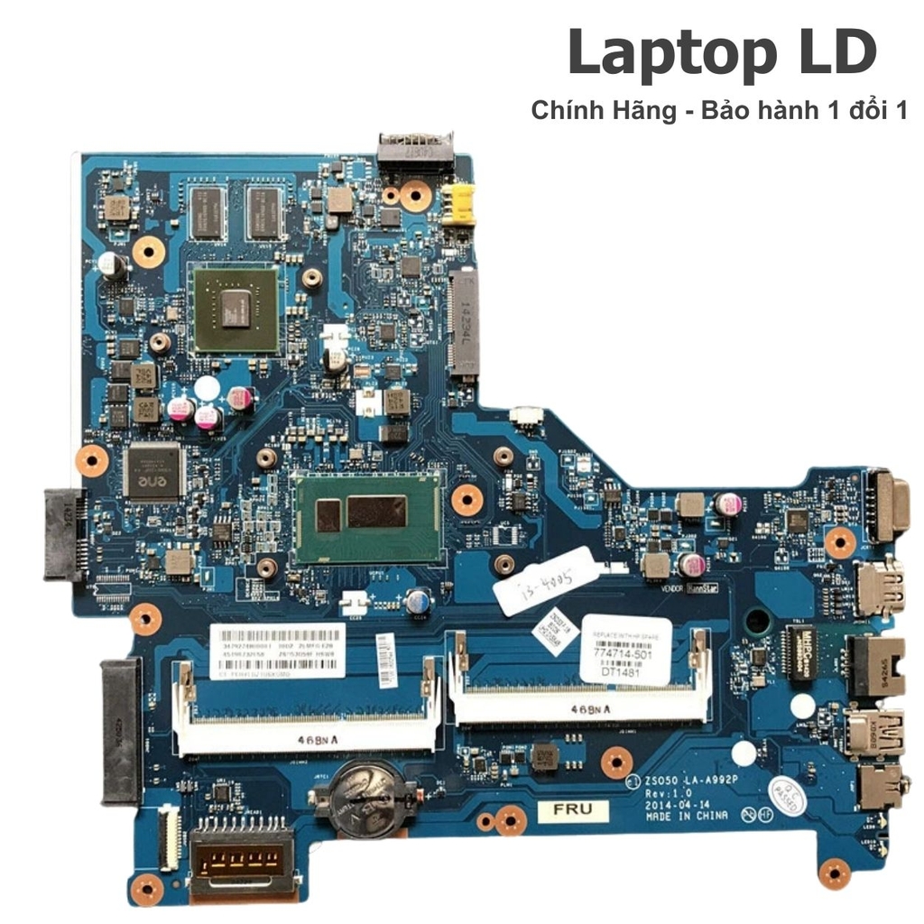 Main HP Pavilion 15-R / 250 G3 CPU I5-4210U LA-A992P Chính Hãng, BH 1 Đổi 1