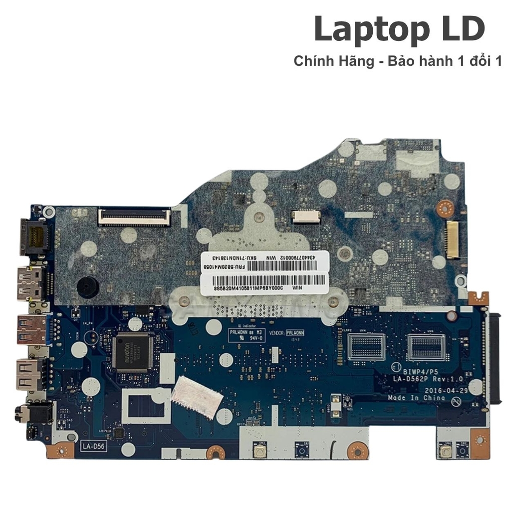 Main Lenovo Ideapad 110-15ISK CPU i3-6100U LA-D562P