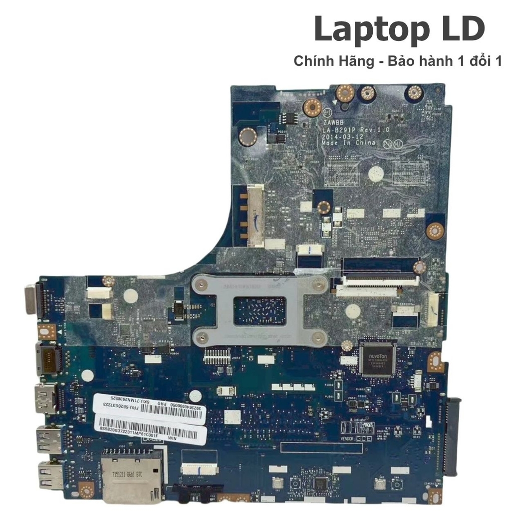 Main Lenovo IdeaPad B50-45 CPU AMD LA-B291P