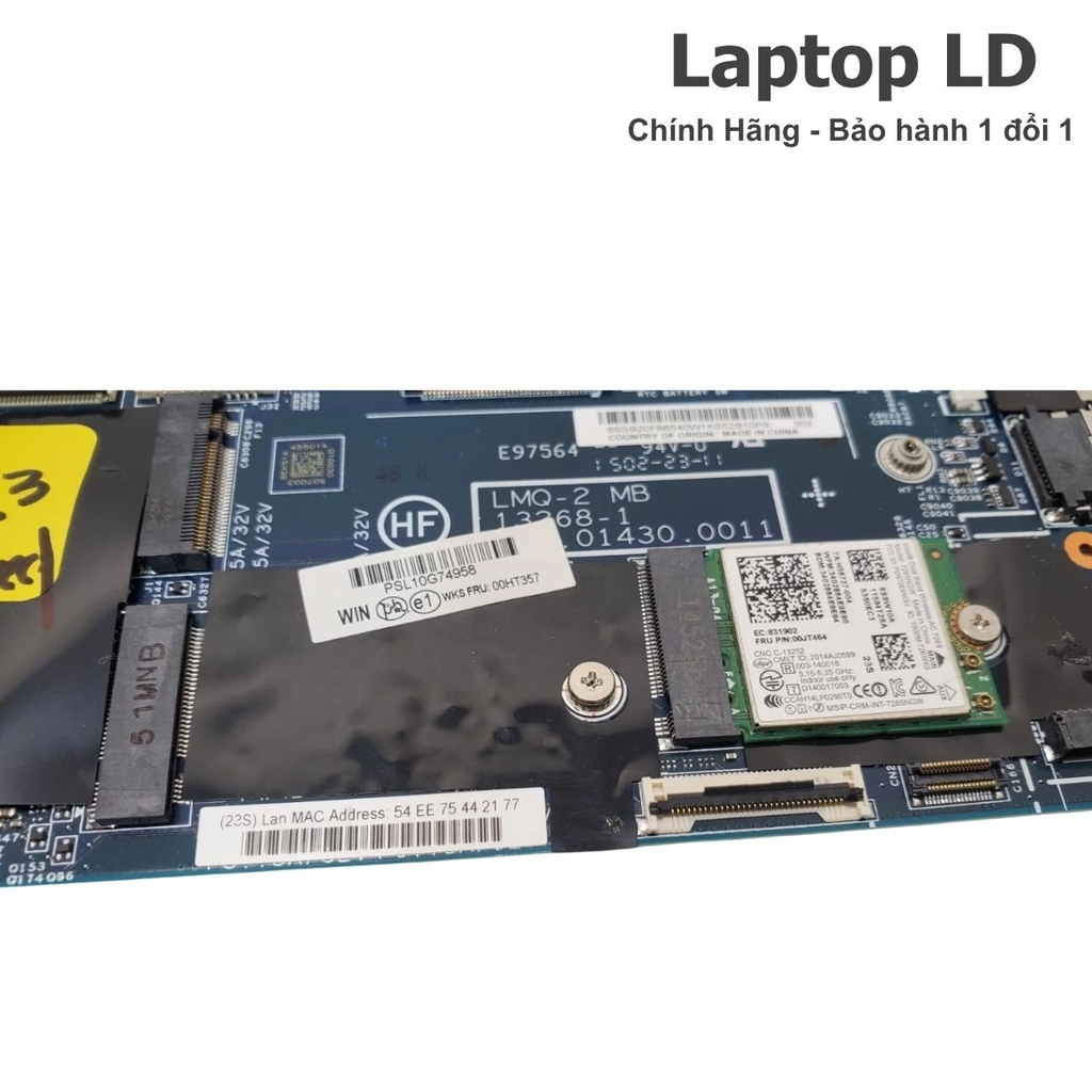 Main Lenovo ThinkPad X1 Carbon Gen 3 CPU i7-5500U 13268-1