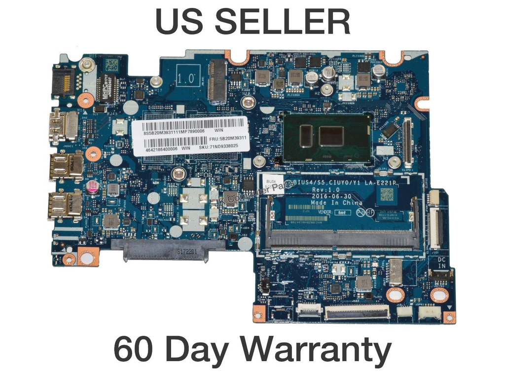 Main Lenovo IdeaPad 510S-14IKB CPU I5-7200U LA-E221P