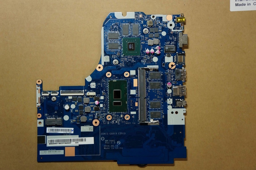 Main Lenovo Ideapad 510-15IKB CPU i7-7500U NM-A981