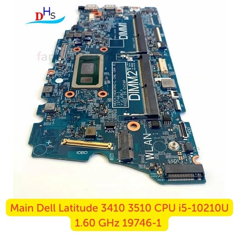 Main Dell Latitude 3410 3510 CPU i5-10210U 1.60 GHz 19746-1