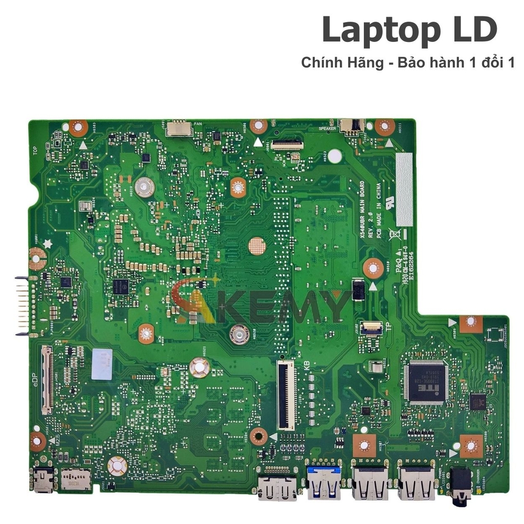 Main Asus A540U / R540U / X540UV / F540U / X540UBR CPU i5-7200U Hàng Zin Chính Hãng, BH 1 Đổi 1