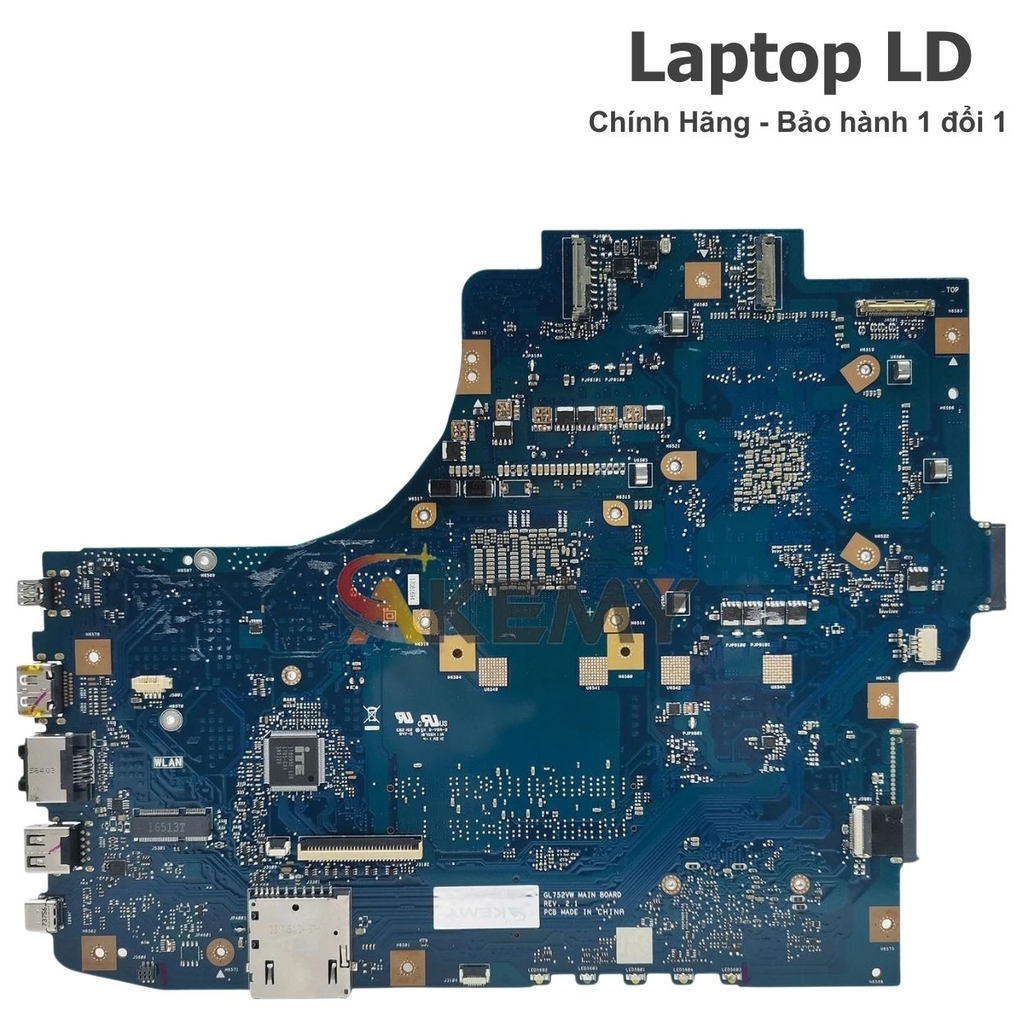 Main Asus GL752VL / ZX70VW CPU i7-6700HQ GTX960M Chính Hãng, BH 1 Đổi 1