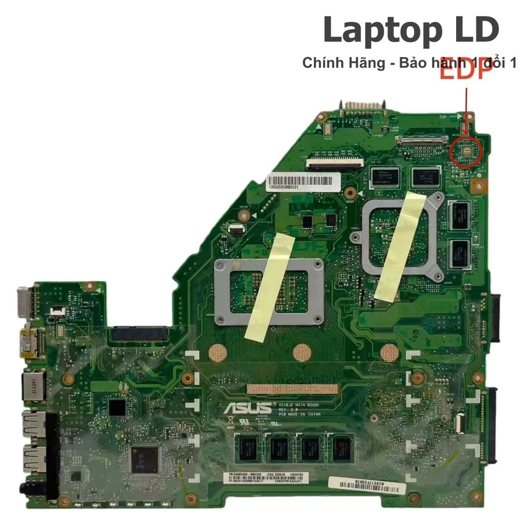 Main Asus X550JD / X550JK / X550JX CPU i7-4710HQ GTX850 Chính Hãng, BH 1 Đổi 1