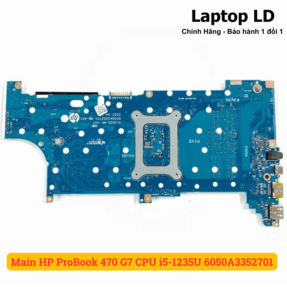 Main HP ProBook 470 G7 CPU i5-1235U 6050A3352701