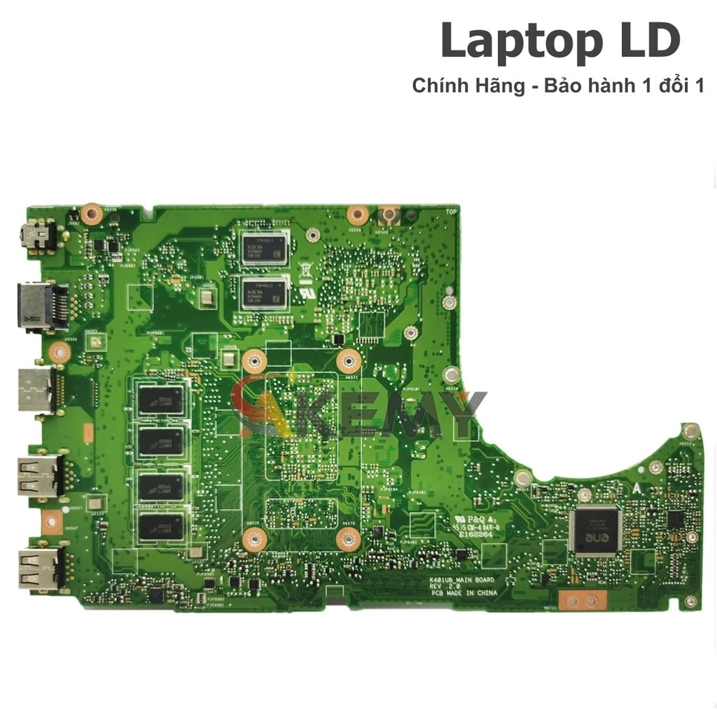 Main K401UB / A404U / K401UQK / U4000 CPU i5-7200U Chính Hãng, BH 1 Đổi 1