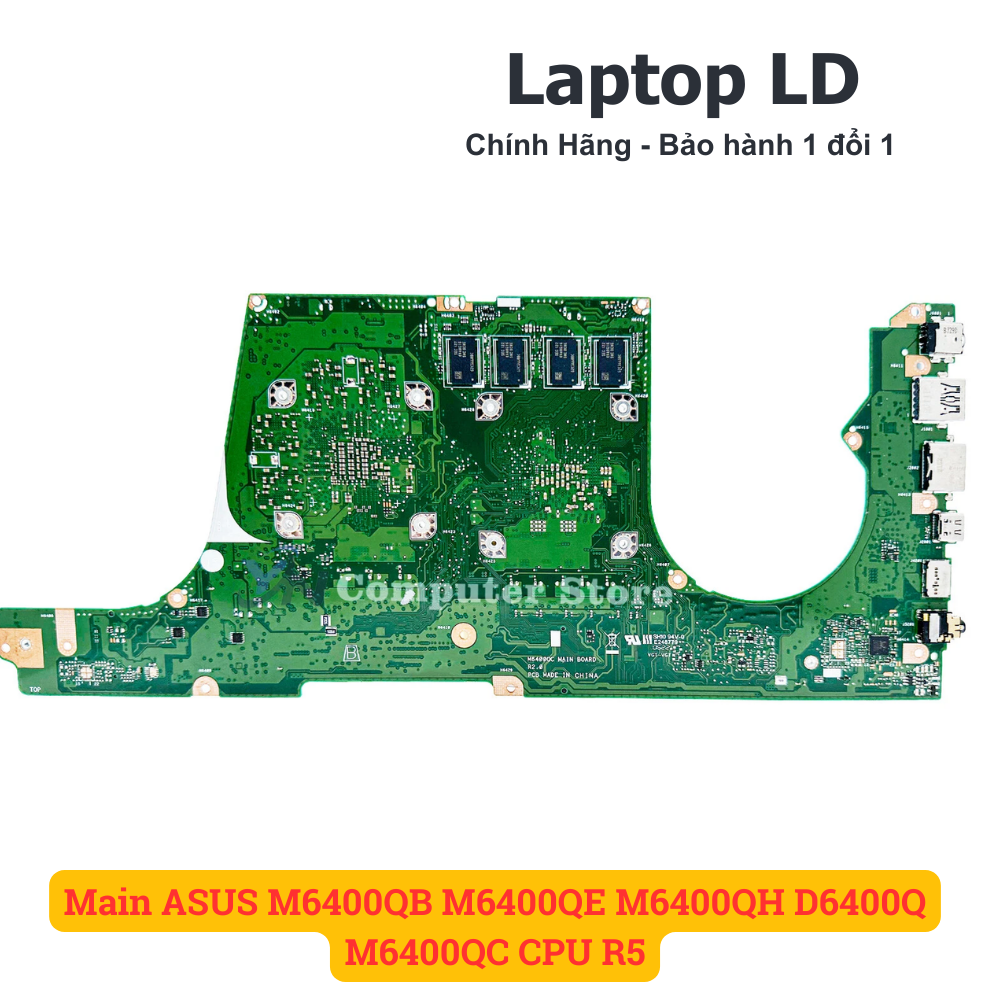 Main ASUS M6400QB M6400QE M6400QH D6400Q M6400QC CPU R5