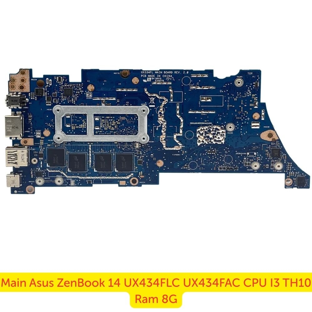 Main Asus ZenBook 14 UX434FLC UX434FAC CPU I3 TH10 Ram 8G