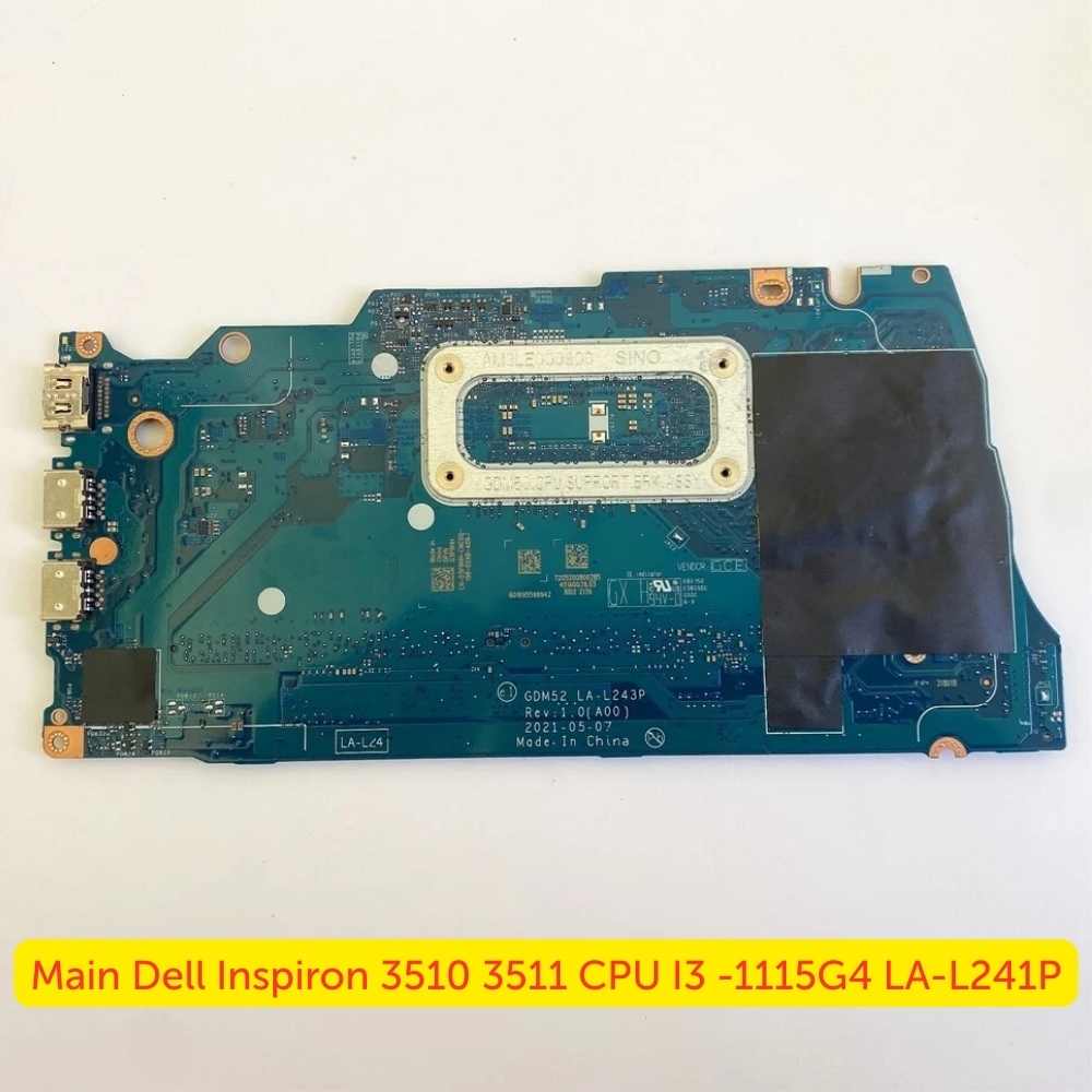 Main Dell Inspiron 3510 3511 CPU I3 -1115G4 LA-L241P
