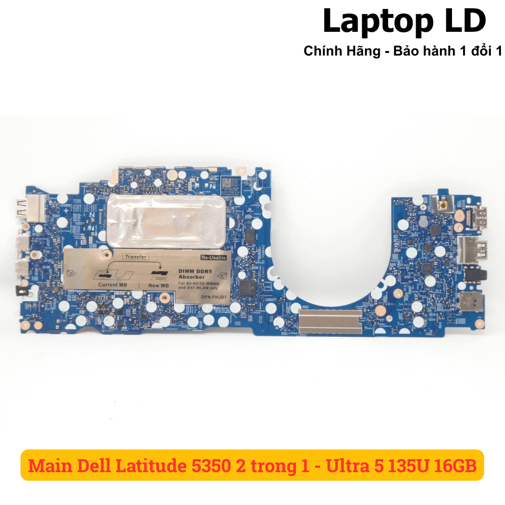 Main Dell Latitude 5350 2 trong 1 - Ultra 5 135U 16GB