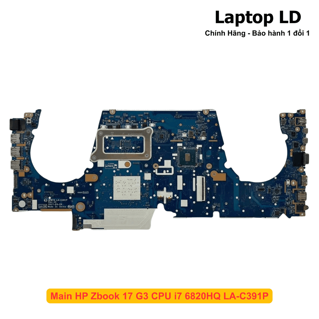 Main HP Zbook 17 G3 CPU i7 6820HQ LA-C391P