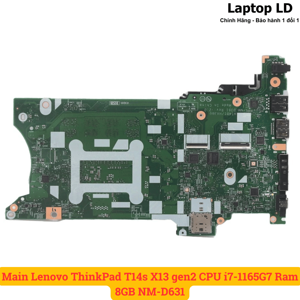 Main Lenovo ThinkPad T14s X13 gen2 CPU i7-1165G7 Ram 8GB NM-D631