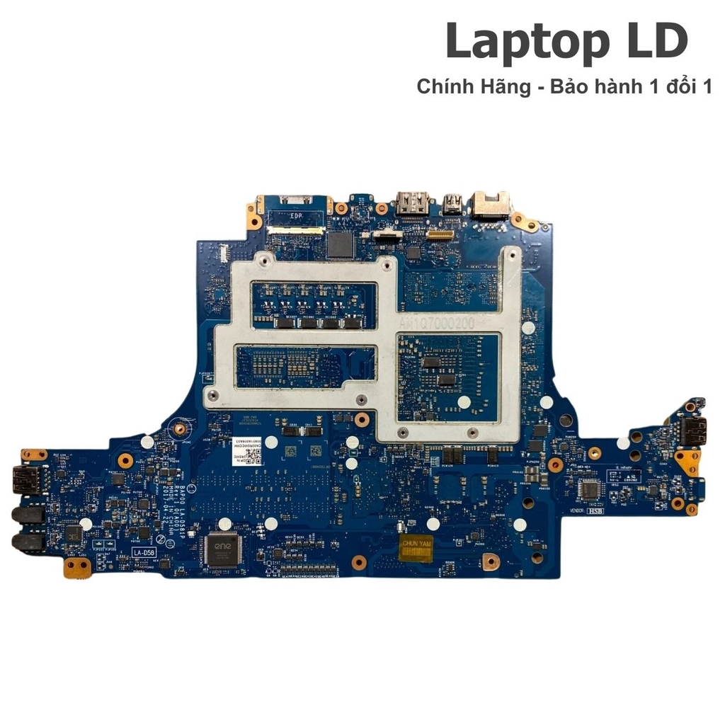 Main Dell Alienware 13 R3 CPU i7-7700HQ GTX1050Ti LA-D581P