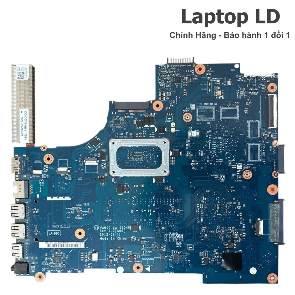 Main Dell Inspiron 3521 CPU I5-3317U | LA-9104P