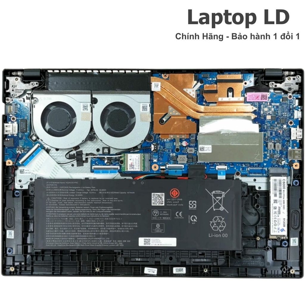 Main Acer Nitro Lite 16 NL16 71G 71UJ | CPU i7 13620H