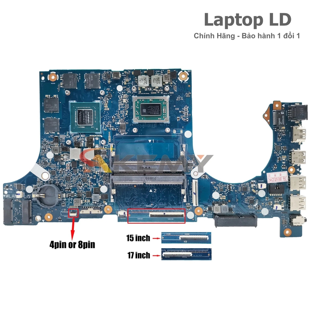 Main Asus TUF Gaming Fx505DD | FX505DV | FX505DU | FX95DT | CPU R7 3750H