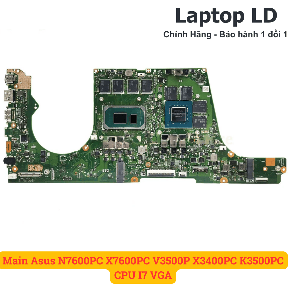 Main Asus X7600PC | X3400PC | K3500PC | CPU i7-11370H