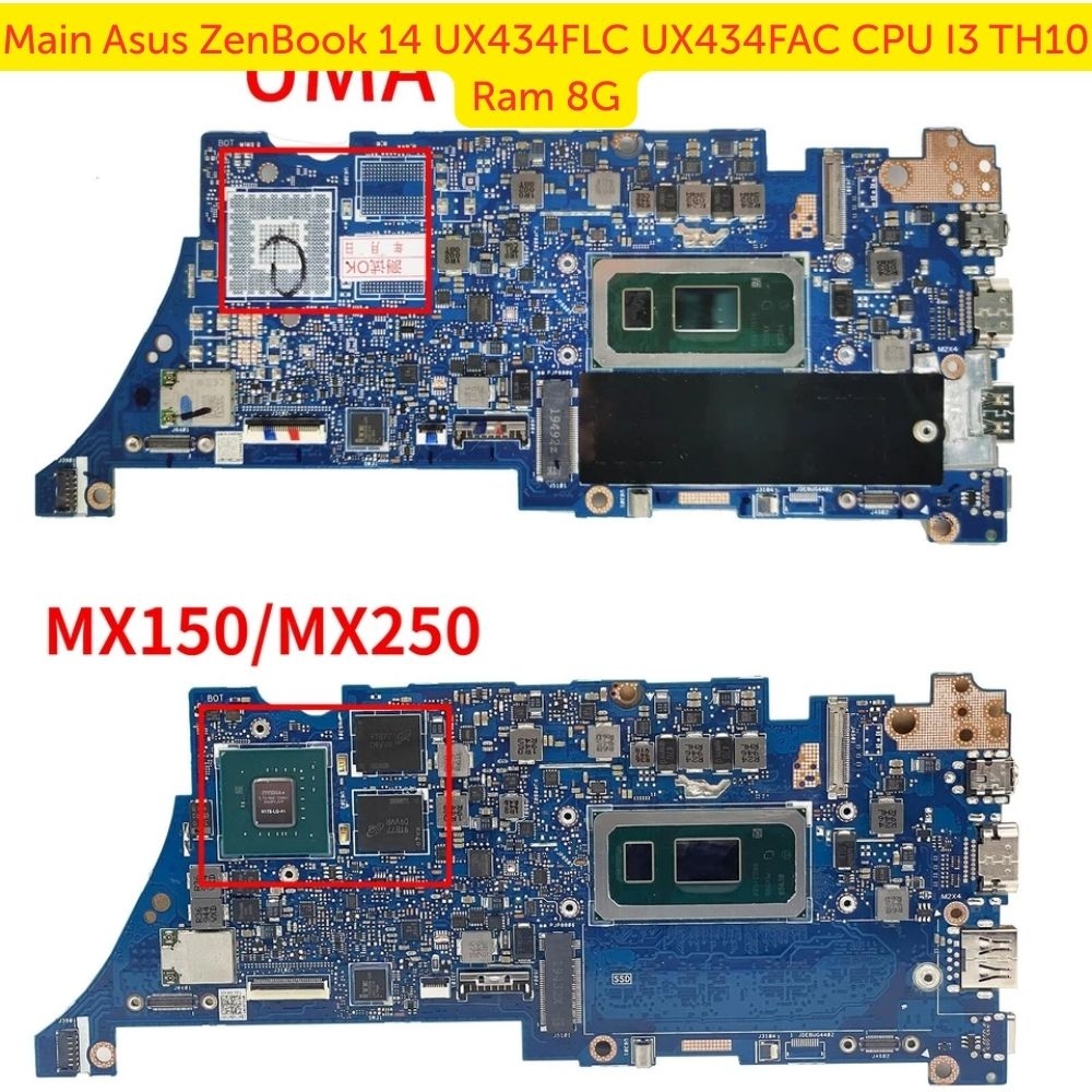 Main Asus ZenBook 14 UX434FLC | CPU I7-8565U