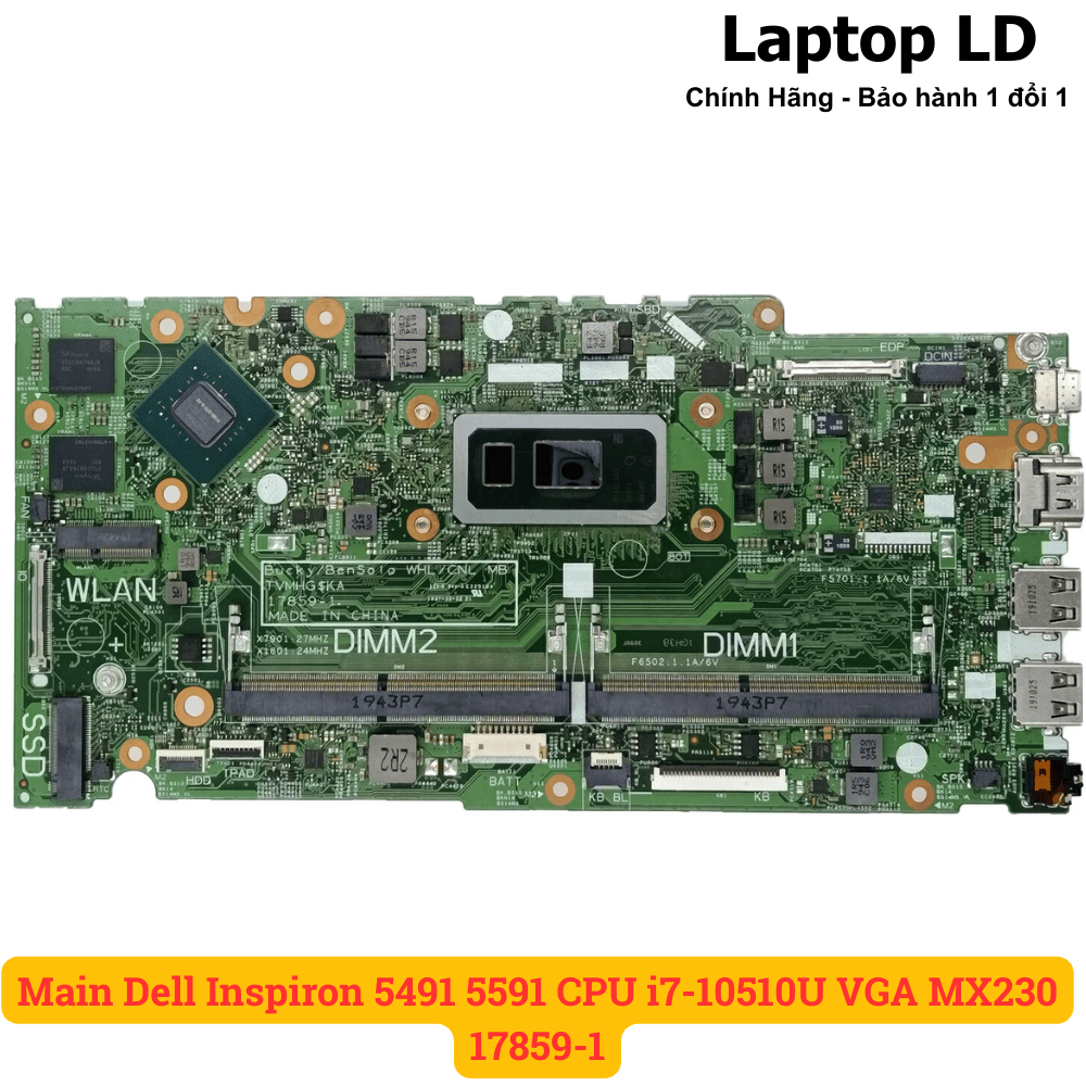 Main Dell Inspiron 5491 | 5591 | CPU i7-10510U 17859-1