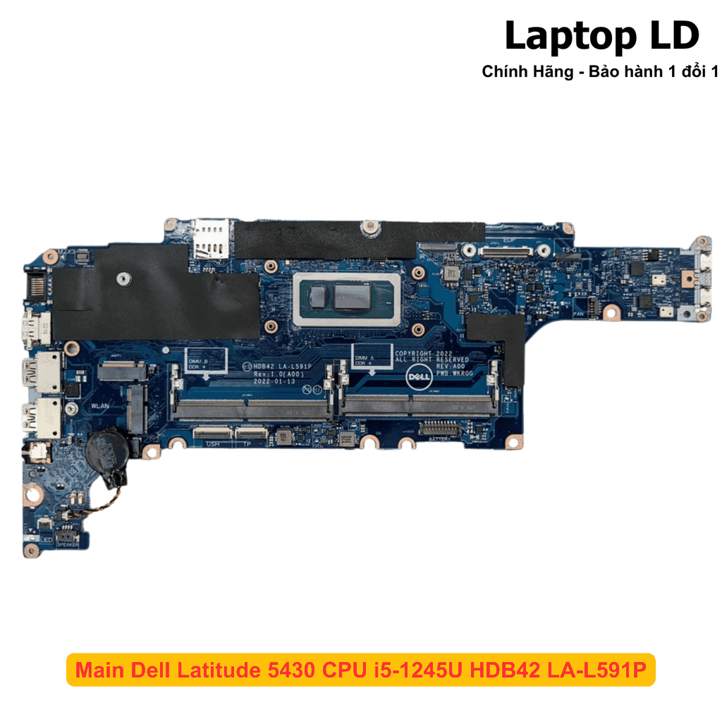 Main Dell Latitude 5430 | CPU i5-1245U | LA-L591P