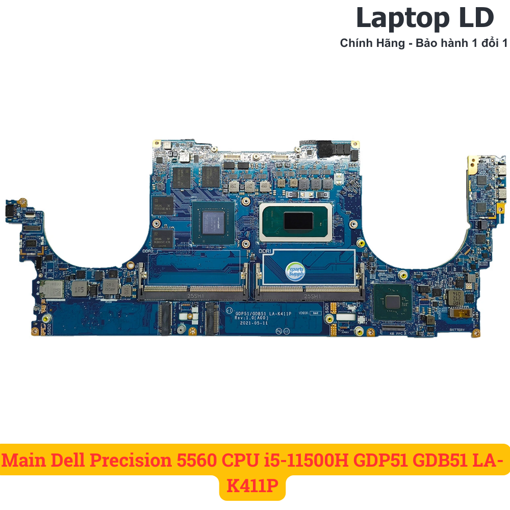 Main Dell Precision 15 5560 | CPU I7-11800H | LA-K411P