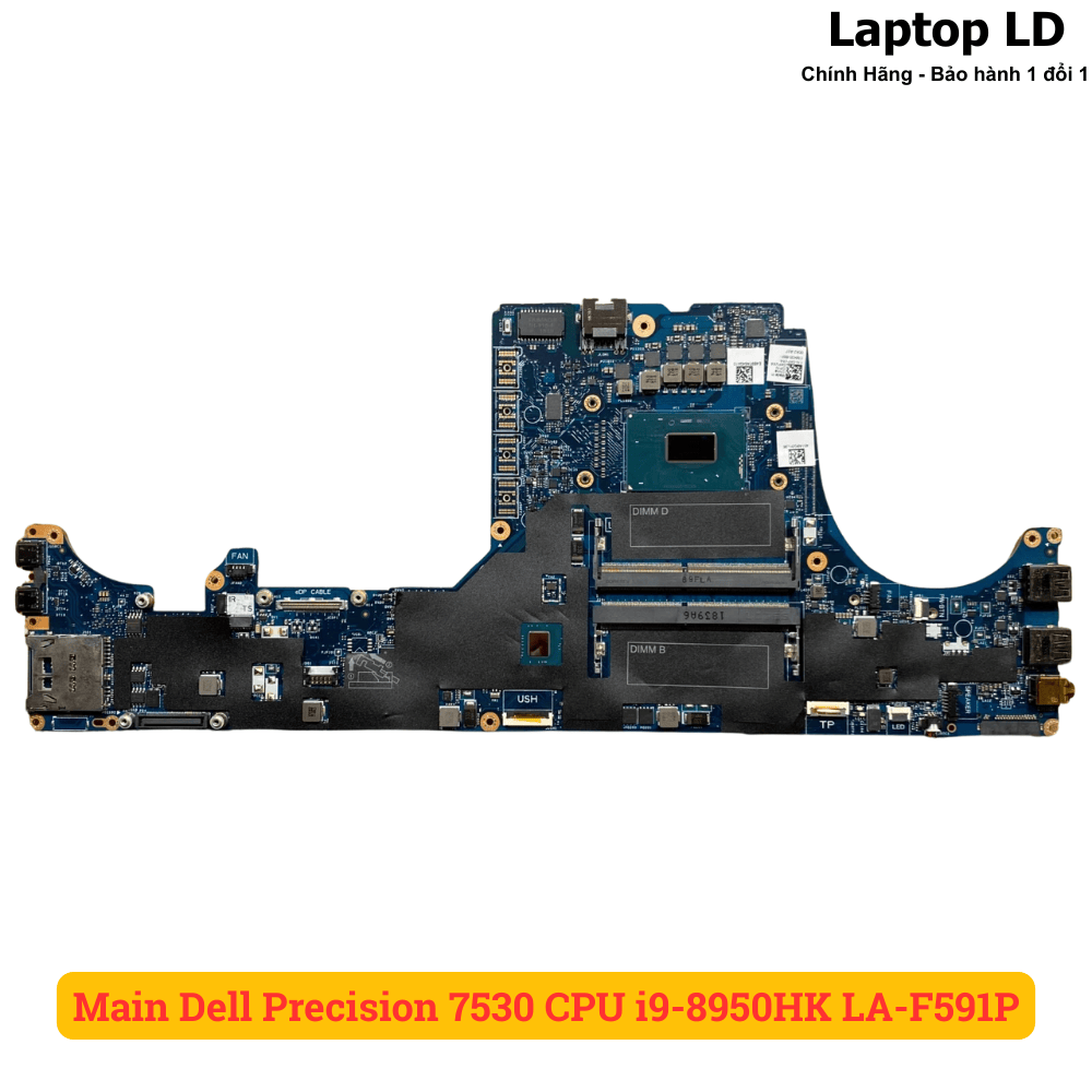 Main Dell Precision 7530 | CPU Xeon E-2176M | LA-F591P