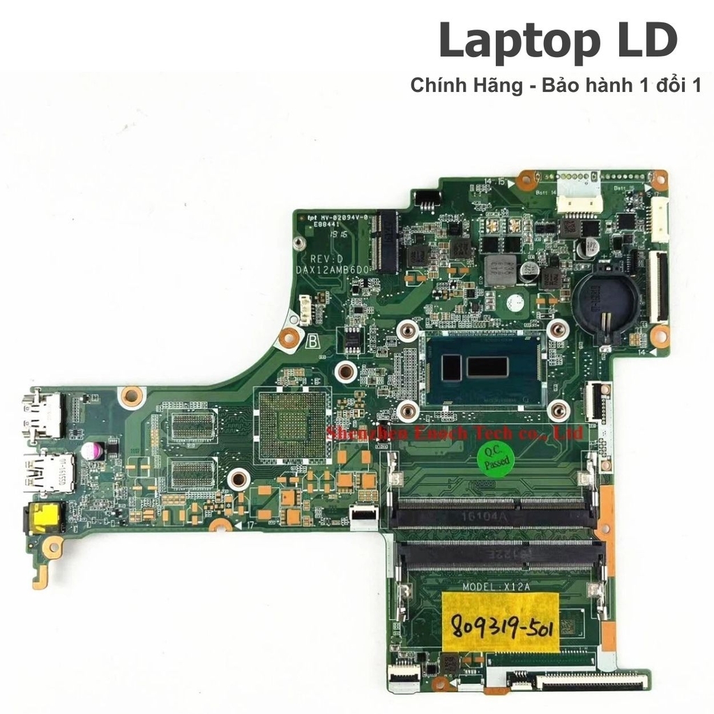 Main HP Pavilion 17-G CPU I3-5020U DAX12AMB6D0 Chính Hãng, BH 1 Đổi 1
