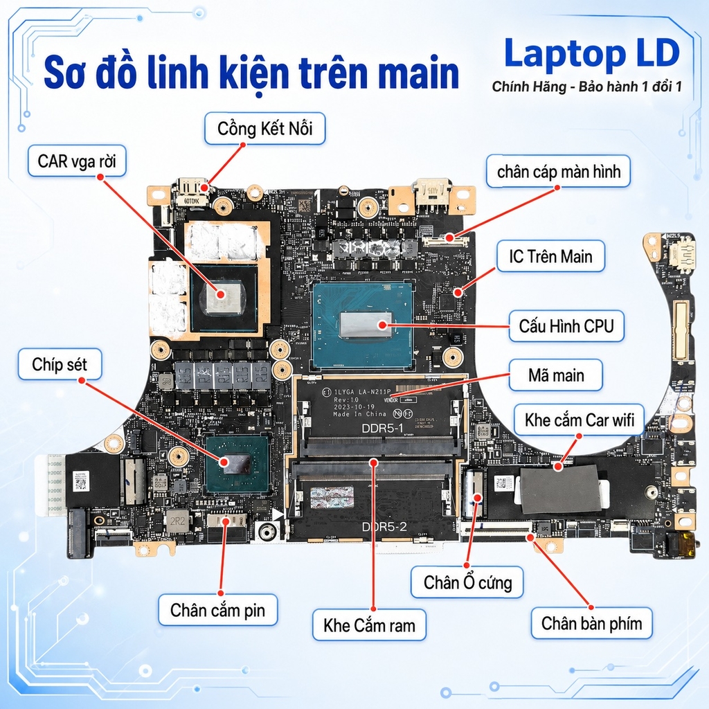 Main Lenovo Legion Pro 7 16IRX8H | CPU i9 13900HX | LA-N211P