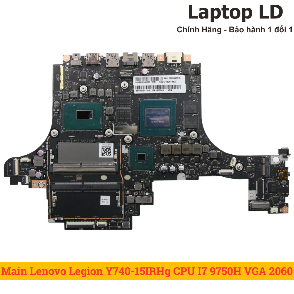 Main Lenovo Legion Y740-15IRHg | CPU I7 9750H | LA-G132P