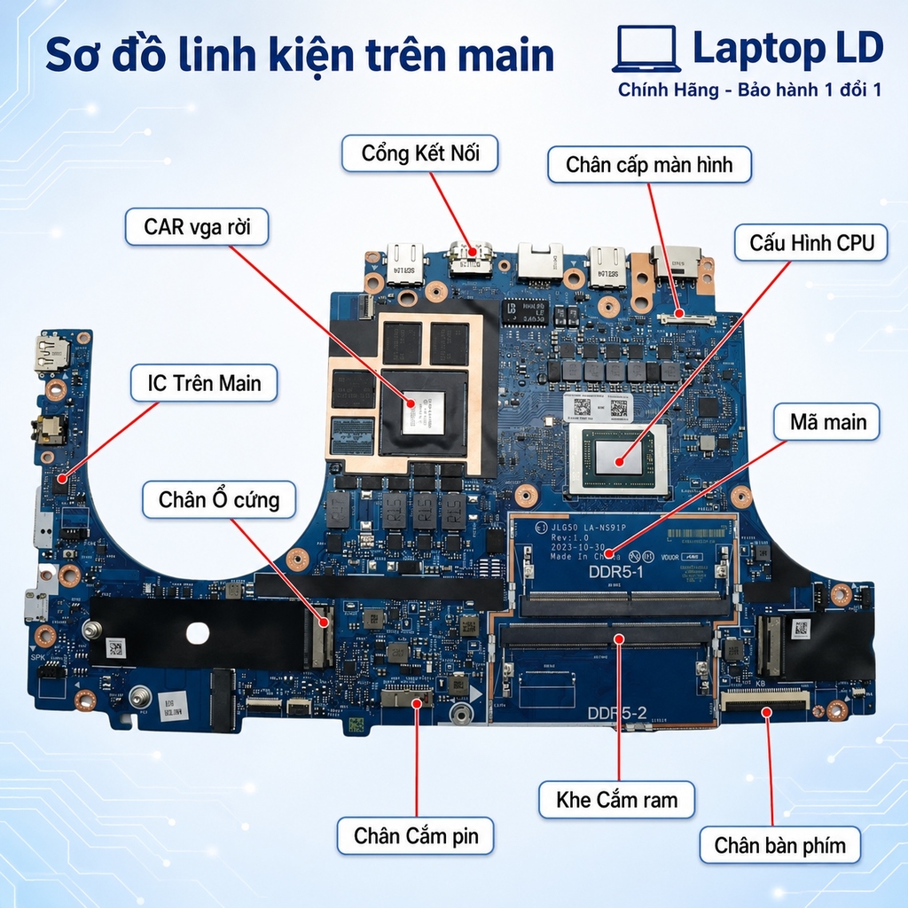 Main Lenovo LOQ 15ARP9 | AMD Ryzen 5 8645HS | LA-N591P