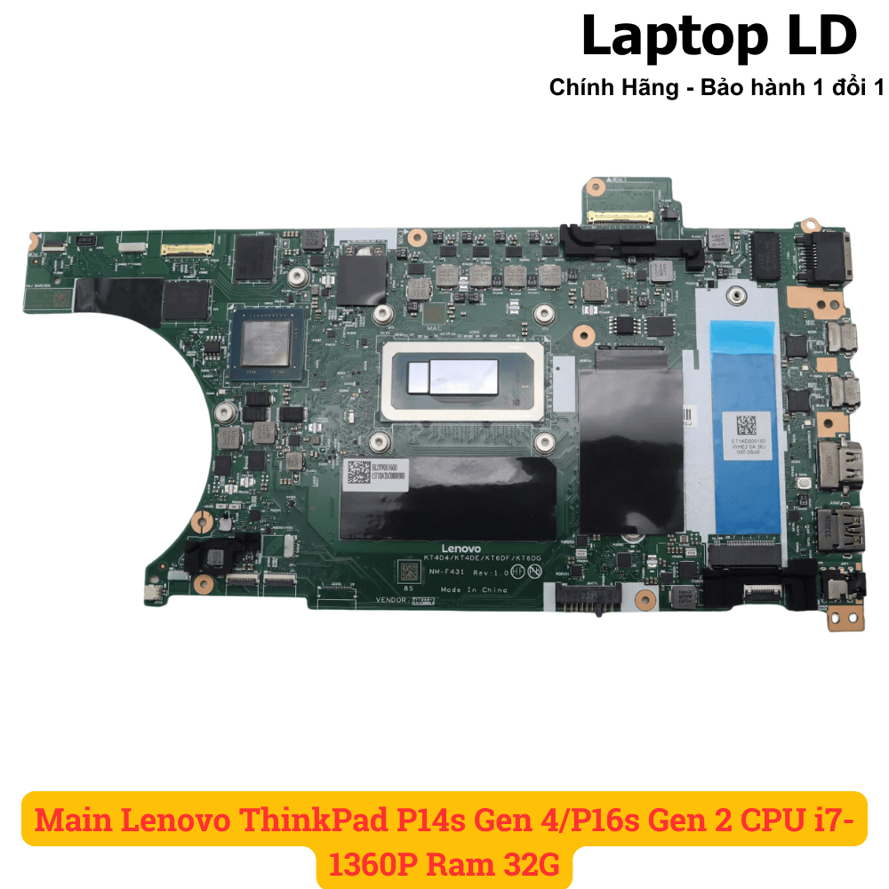 Main Lenovo ThinkPad P14s Gen 4 | P16s Gen 2 | CPU i7-1360P | NM-F431
