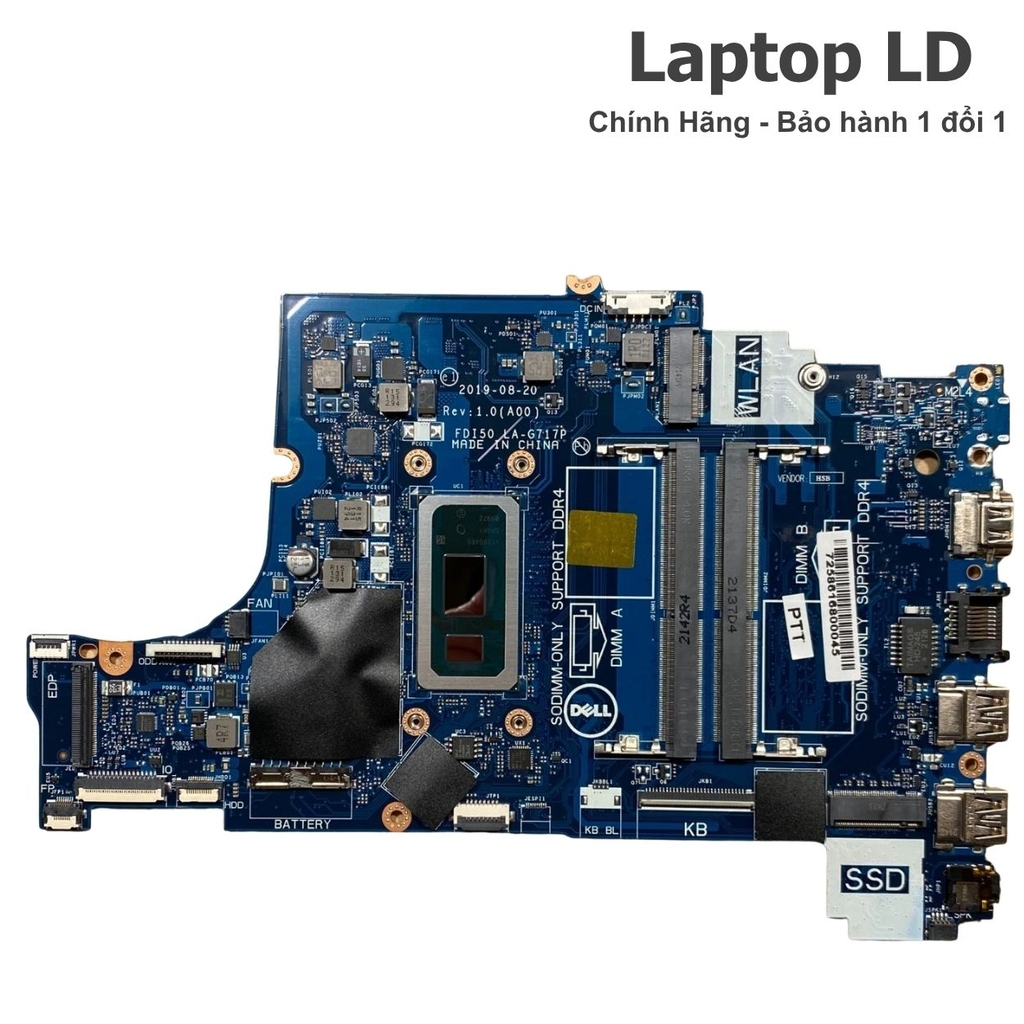 Main Dell Inspiron 5594 | CPU i5-10210U LA-G717P