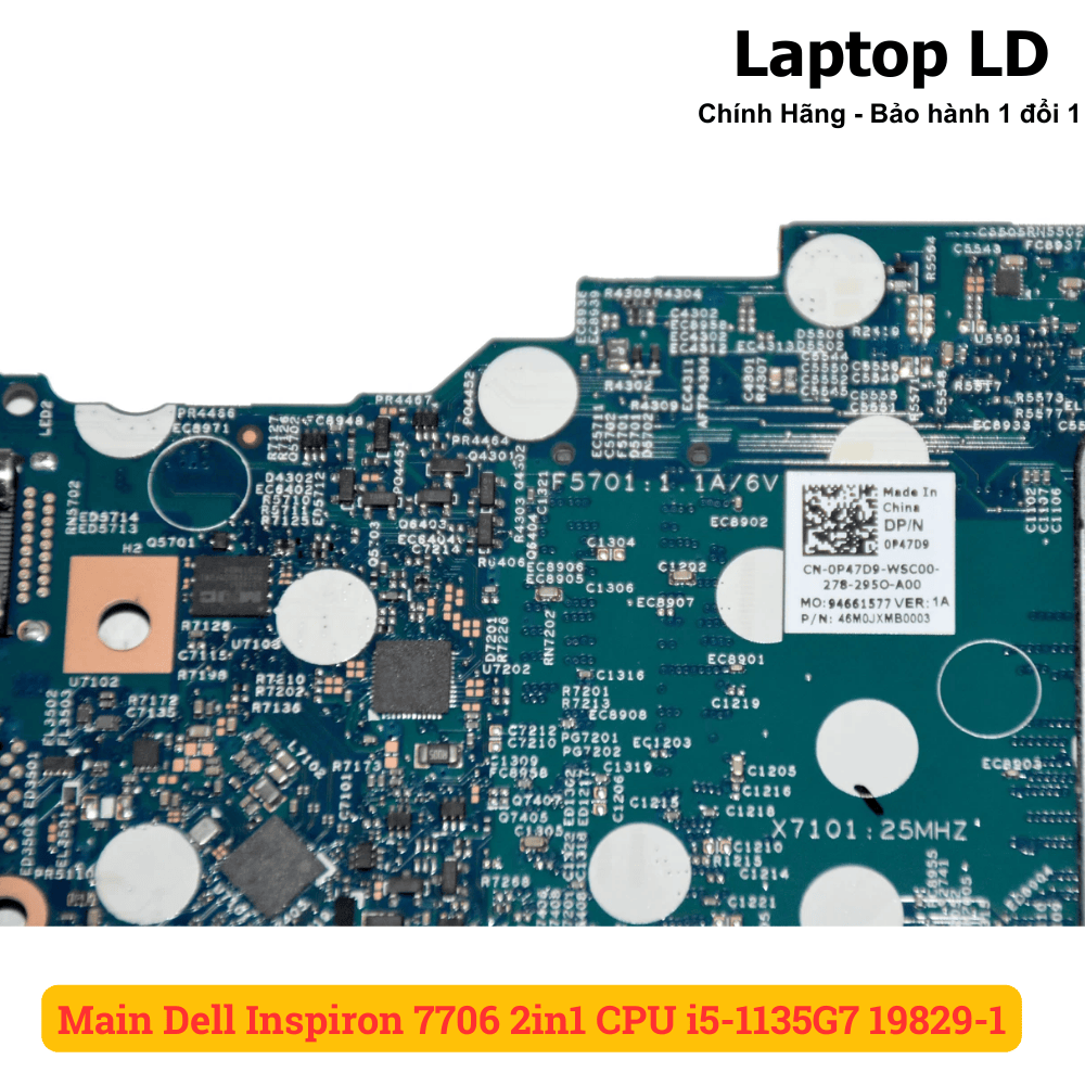 Main Dell Inspiron 7706 2in1 CPU i5-1135G7 19829-1