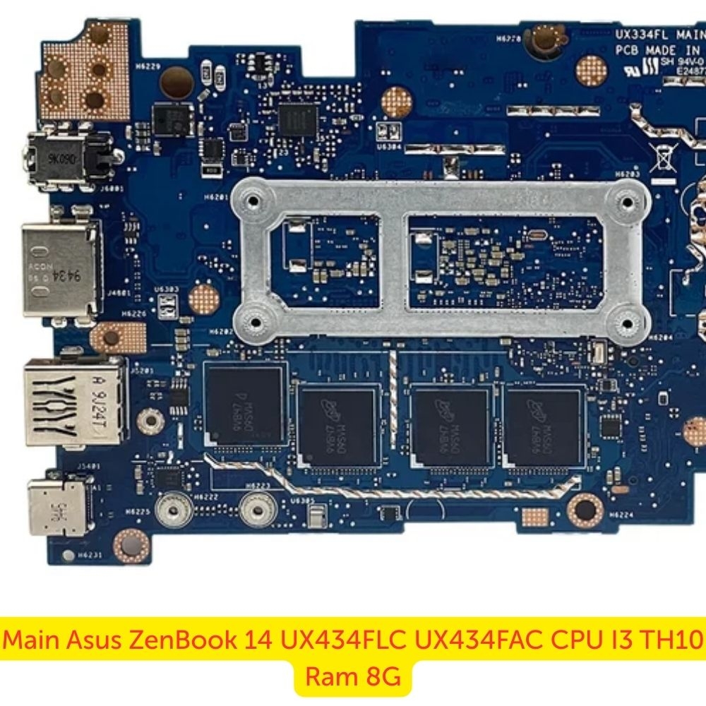 Main Asus ZenBook 14 UX434FLC UX434FAC CPU I3 TH10 Ram 8G