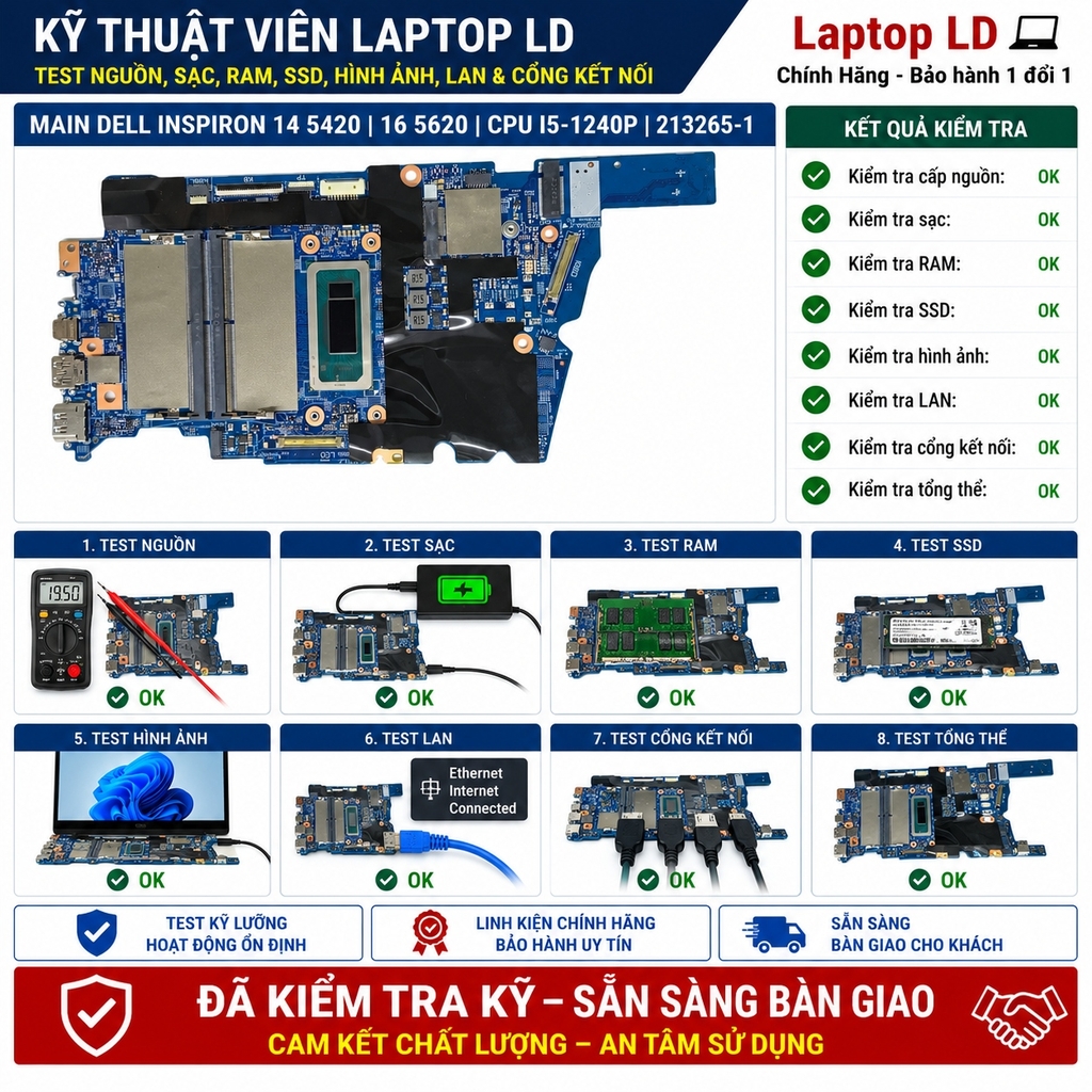 Main Dell Inspiron 14 5420 | 16 5620 | CPU  i5-1240P I 213265-1
