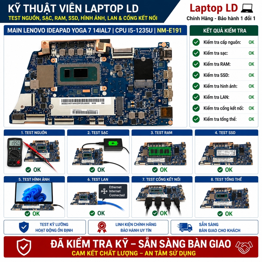 Main Lenovo Ideapad Yoga 7 14IAL7 | CPU  I5-1235U | NM-E191
