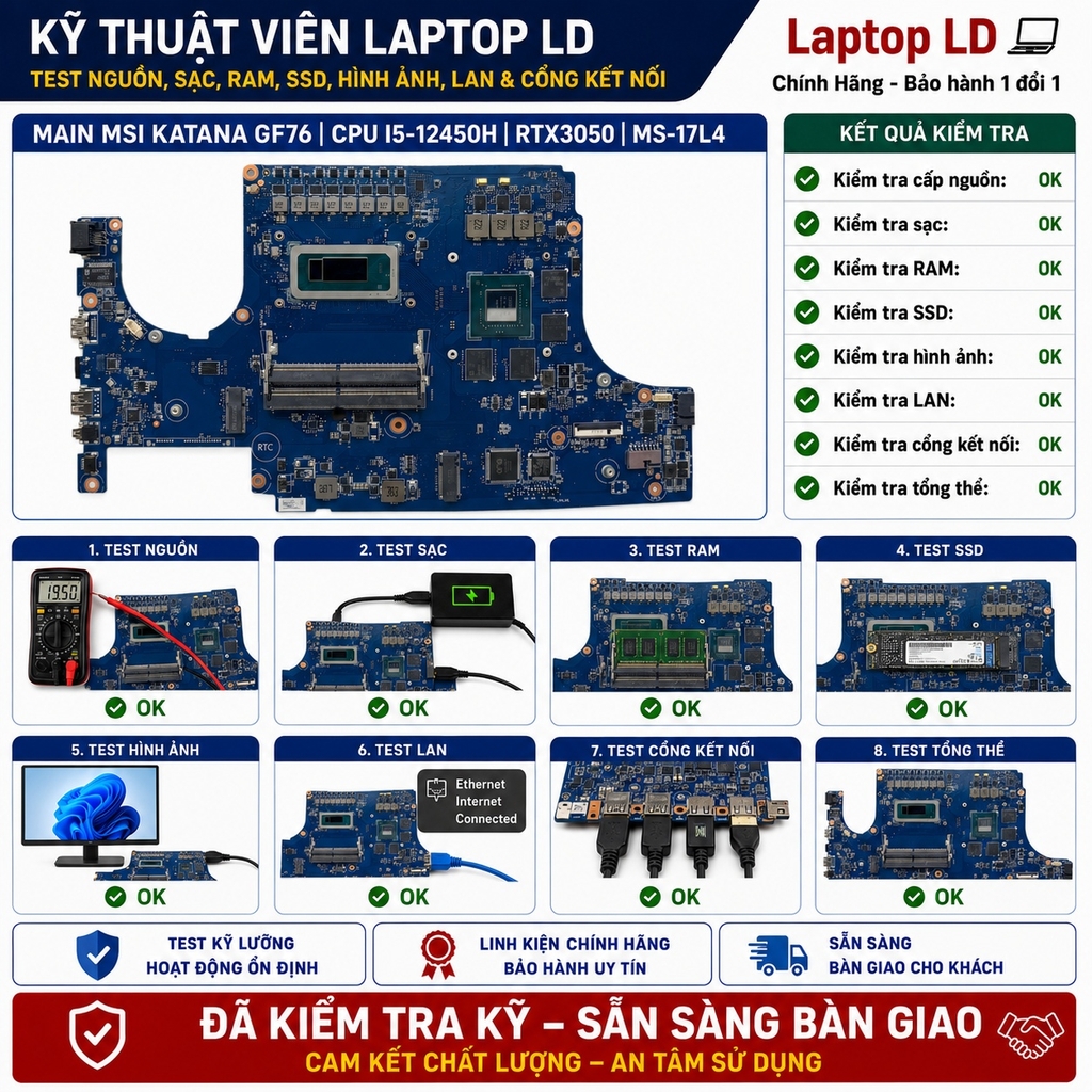 Main MSI Katana GF76 | CPU i5-12450H | RTX3050 MS-17L4