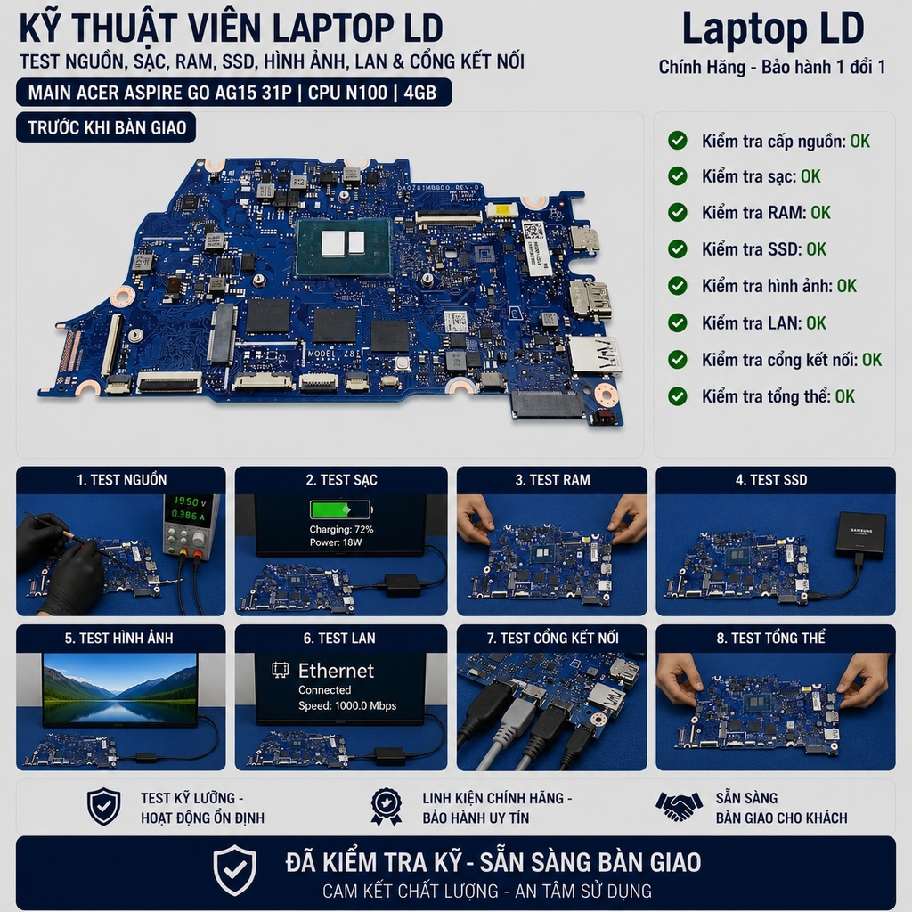 Main Acer Aspire Go AG15 31P | CPU N100 4GB