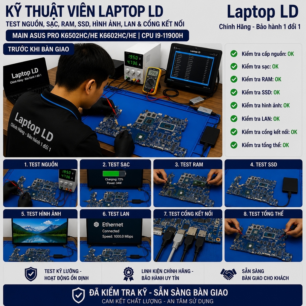 Main Asus Pro K6502HC/HE K6602HC/HE | CPU i9-11900H