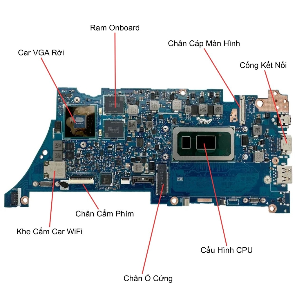 Main Asus ZenBook 14 UX434FLC | CPU I7-8565U