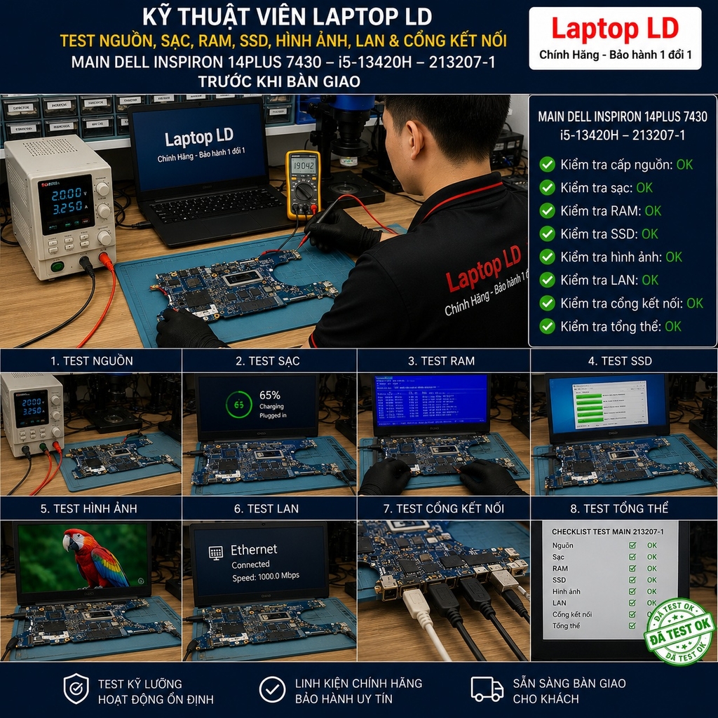 Main Dell Inspiron 14Plus 7430 | CPU i5-13420H | 213207-1