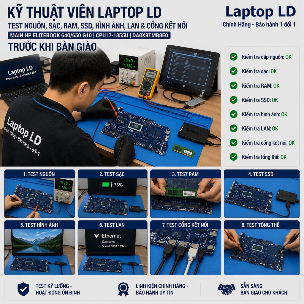 Main HP Elitebook 640/650 G10 | CPU i7-1355U | DA0X8TMB8E0