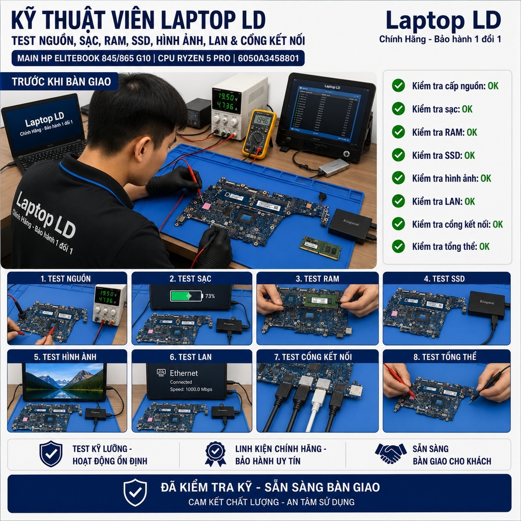 Main HP Elitebook 845/865 G10 | CPU Ryzen 5 PRO | 6050A3458801