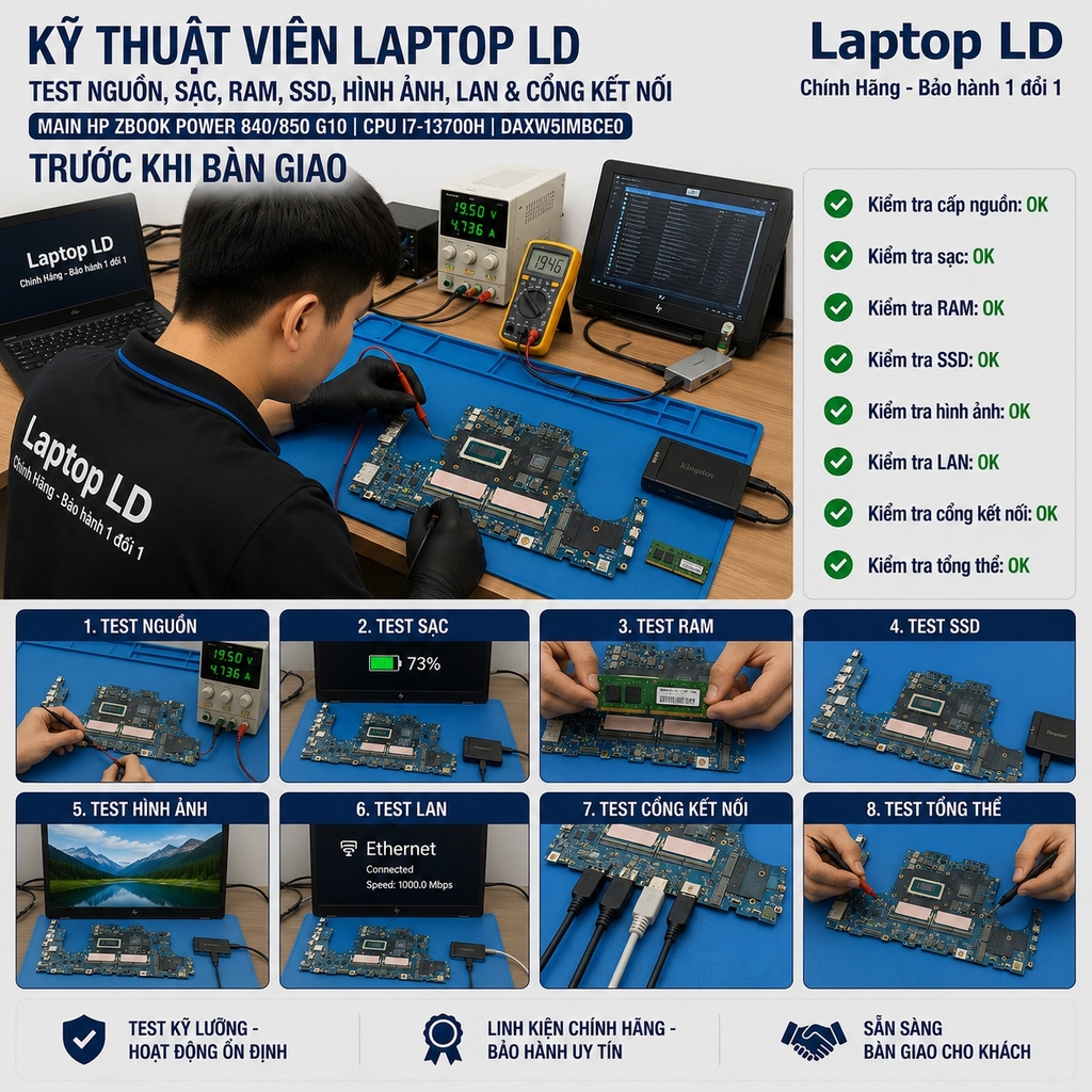 Main HP Zbook Power 840/850 G10 | CPU i7-13700H | DAXW5IMBCE0