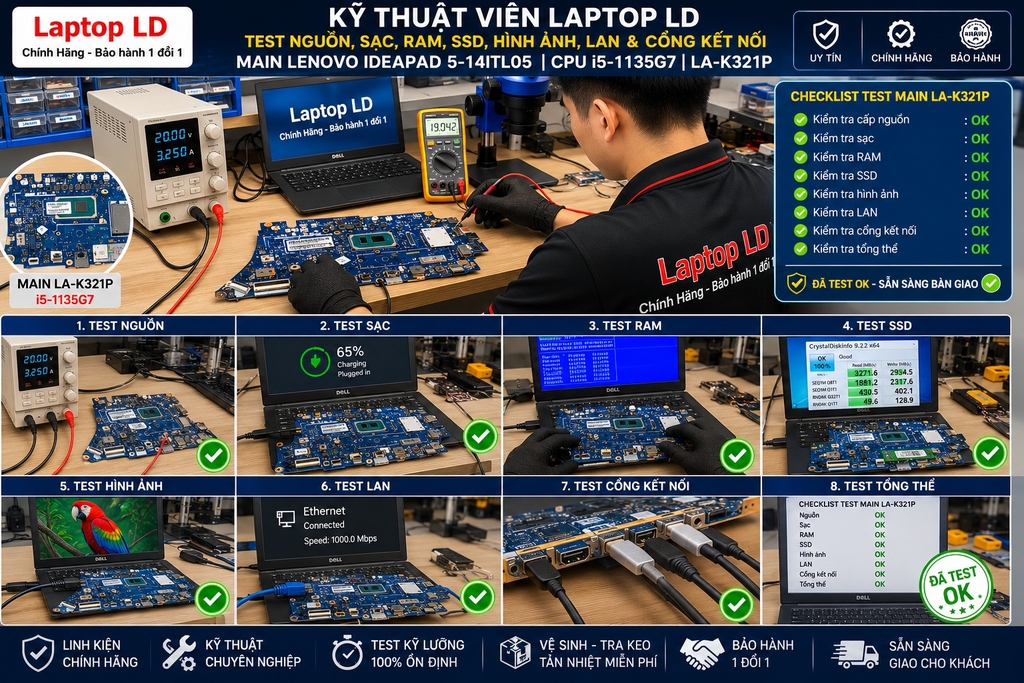 Main Lenovo Ideapad 5-14ITL05 | CPU i5 1135G7 | LA-K321P