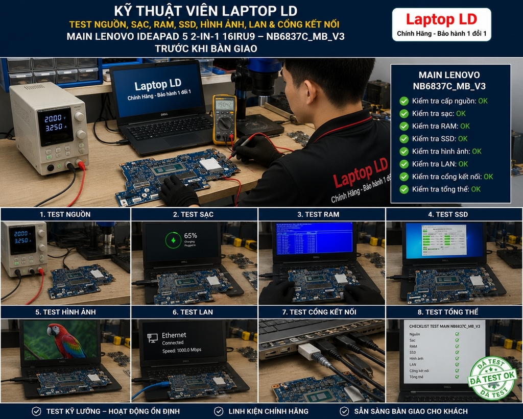 Main Lenovo IdeaPad 5 2-in-1 16IRU9 | CPU 5-120U | NB6837C_MB_V3