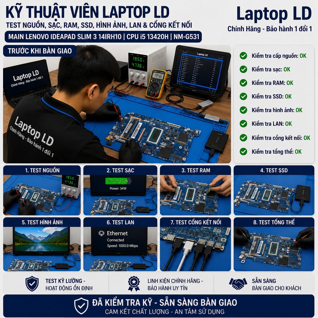 Main Lenovo Ideapad Slim 3 14IRH10 | CPU i5 13420H | NM-G531