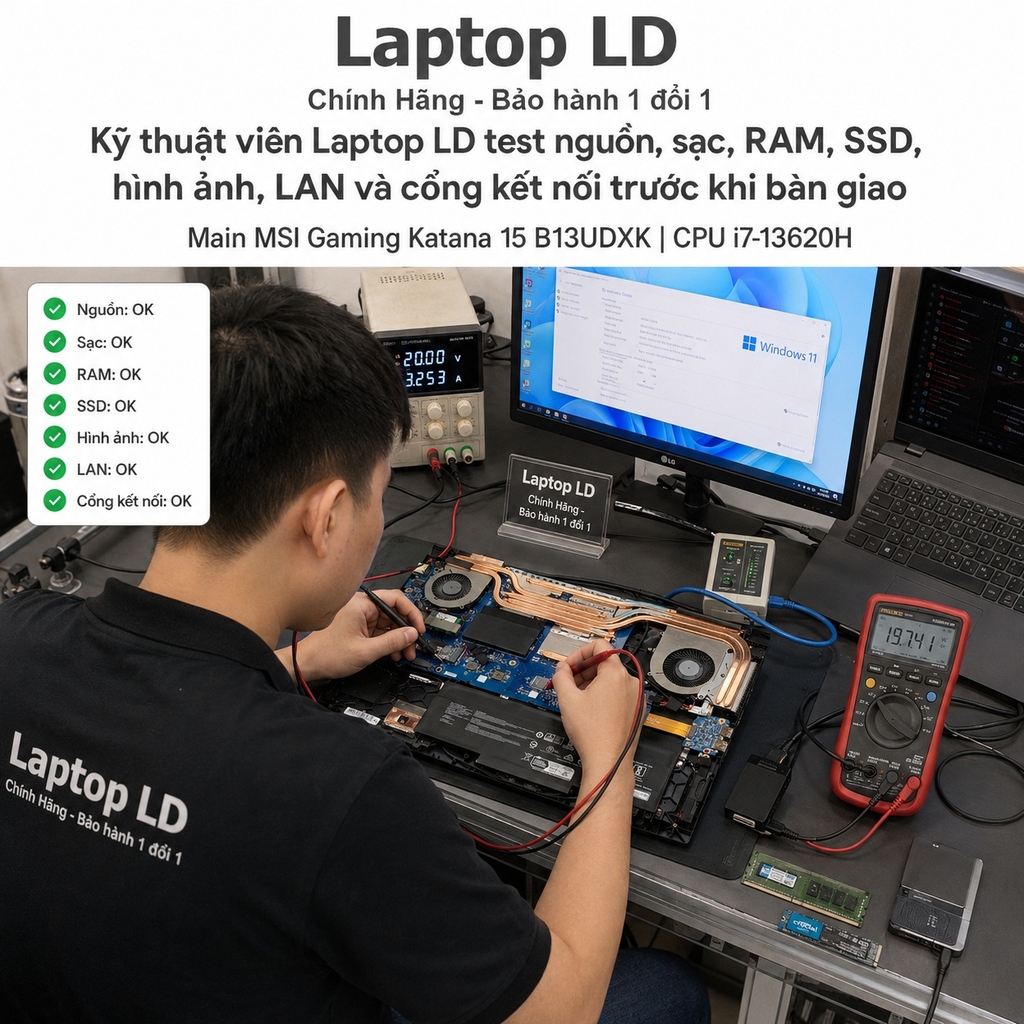Main MSI Gaming Katana 15 B13UDXK | CPU i7 13620H